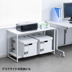 サンワサプライ スチール製机上ラック MR-69W-イメージ9