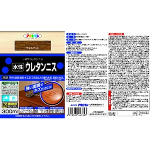 アサヒペン 水性ウレタンニス 300ML つや消しクリヤ FC860HR-1242503-イメージ6