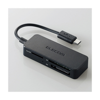 エレコム タブレット・スマホ専用 メモリリーダライタ/44+6 ブラック MRS-MB05BK