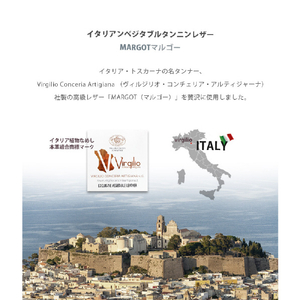 ABBI SIGNATURE iPhone 16 Pro Max用MARGOT イタリアンレザー MagSafe対応バックカバー タン ABS27346I16PM-イメージ6