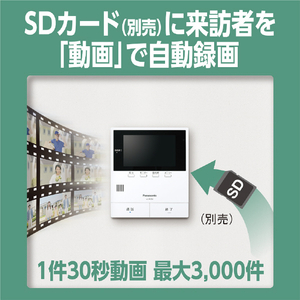 パナソニック テレビドアホン VL-B50AF-イメージ4