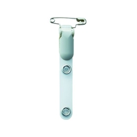 トラスコ中山 バンドクリップ安全ピン付 10個入 FC495KR-1154600