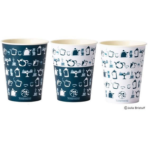サンナップ SPCカップ ティータイム275ml 100個入 FC112NT-C27100TEA-イメージ1