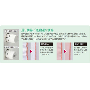 JUKI 2本針4本糸ロックミシン フットコントローラー付き MO-04DN-イメージ3