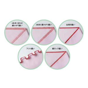 JUKI 2本針4本糸ロックミシン フットコントローラー付き MO-04DN-イメージ4