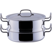 宮崎製作所 蒸し器付鍋 25cm FC68770-GEO-25M