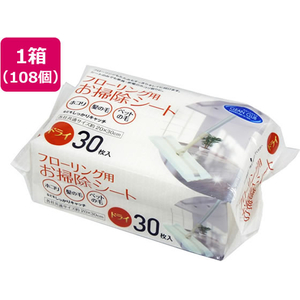 大和物産 CCフローリング用お掃除シート ドライ30枚入 108個 FC408NT-062216-イメージ1
