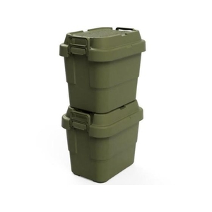 トラスコ中山 トランクカーゴ フラット天板仕様 20L ОD色 1342G392294オリーブドラブ(OD)22 FC492GR-2073996-イメージ2