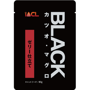 イトウ&カンパニー BLACK カツオ・マグロゼリー仕立て 80g BLACKｶﾂｵﾏｸﾞﾛ80G-イメージ1