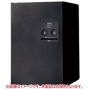 パナソニック 宅配ボックス ミドルタイプ(後出し・右開き) COMBO 鋳鉄ブラック CTNR4021RTB-イメージ1