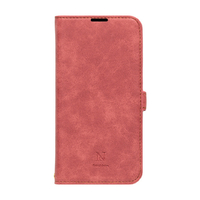 NATURAL　design iPhone17用 手帳型ケース STYLE NATURAL レッド IP25-61-VS05
