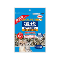 秋元水産 カルペット 減塩おやつにぼし 100g FCE382V