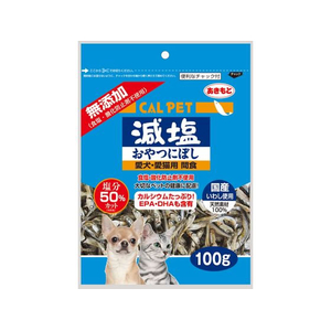 秋元水産 カルペット 減塩 おやつにぼし 100g FCE382V-イメージ1