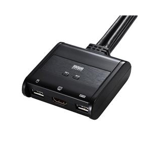 サンワサプライ HDMI対応手元スイッチ付きパソコン自動切替器(2：1) SW-KVM2WHU-イメージ3