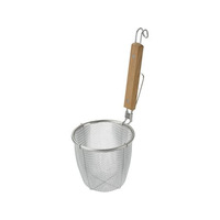 新越ワークス TS 18-8 平木柄 うどんてぼ 平底 10122 FC646KY-041129