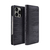 ABBI SIGNATURE iPhone 16 Pro用LIPARI イタリアンレザー MagSafe対応ダイアリーケース ブラック ABS27348I16PR-イメージ1