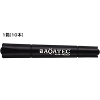 寺西化学工業 アクアテック 細・太書両用 黒 10本 F025471-MAQ50-T1