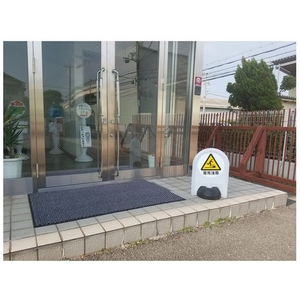 ミツギロン 表示シール 足元注意 足元注意285φ285mm FC293GF-1607780-イメージ2