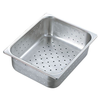 SUNNEX 18-8 サネックス 穴明ホテルパン 13217AH 1／2(H65) FC754LY-8676600