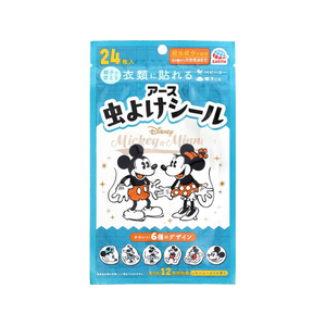アース製薬 虫よけシール ミッキー&ミニー 24枚 FCJ338C-イメージ1