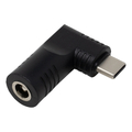 アイネックス USB-C電源変換アダプタ PD65W対応 5．5mm×2．5mm用 DCC-5525