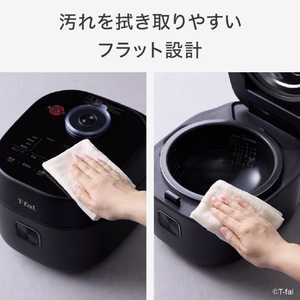 ティファール ザ・ライス 遠赤外線IH炊飯器エッセンシャル 5．5合 ブラック RK9108J0-イメージ11