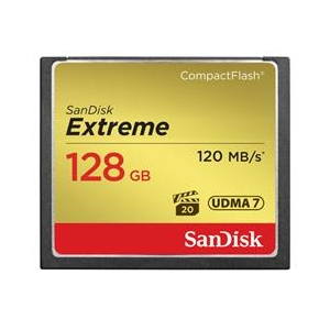 サンディスク エクストリーム コンパクトフラッシュ カード 128GB ゴールド SDCFXSB-128G-J61-イメージ1