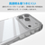エレコム iPhone17 Pro用TOUGH SLIM LITE ケース オールクリア メタルステッカー付 クリア PM-A25CTSLACR-イメージ5