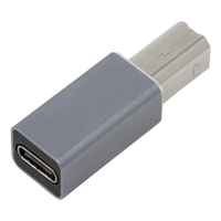 アイネックス USB2．0変換アダプタ Cメス - Bオス U20CB-FMAD
