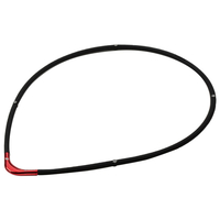 ファイテン RAKUWA磁気チタンネックレスS-II 45cm ブラック/レッド 0221TG861252