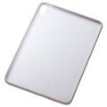 エレコム iPad(A16)用クリアケース 軽量 カラーエッジ 背面クリア グレージュ TB-A25RTSLOGB