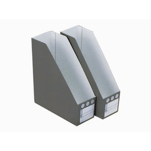 セキセイ ペーパーシスボックス A4タテ 背幅100mm ブラック 10冊 F805210-SBF-100S-イメージ1