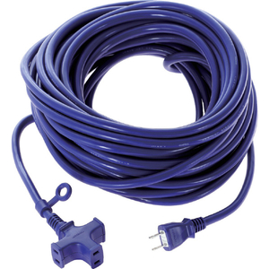 トラスコ ３個口ソフトタイプ延長コード　２０ｍ　バイオレット TKC15-203PSVI-イメージ1