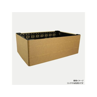 パックスタイル コンテナスリーブ エンボス 茶無地 50枚 FC199SH-00592594