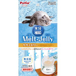 ペティオ メルトジュレ 水分補給 ササミゼリー スティックタイプ(4本) ﾒﾙﾄｼﾞﾕﾚｻｻﾐｾﾞﾘ-ｽﾃｱﾂｸ4ﾎﾝ-イメージ1