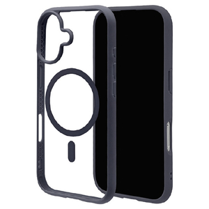 ラスタバナナ iPhone 17用FLEXGUARD磁力充電対応 ネイビー＊クリア 8925IP5AHPMNV-イメージ1