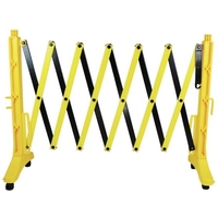 日本緑十字社 伸縮式バリケード 黄／黒  連結可能タイプ FC956HA-8188133