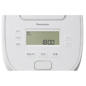 パナソニック 可変圧力IH炊飯ジャー(5．5合炊き) ホワイト SR-N510D-W-イメージ3