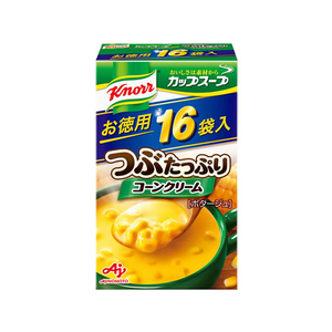 味の素 クノールカップスープ つぶたっぷりコーンクリーム 16袋入 F184499-イメージ1