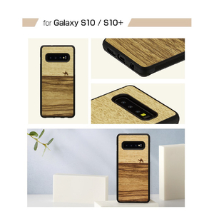 Man & Wood Galaxy S10+用天然木ケース Terra I16350S10P-イメージ8