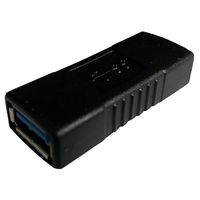 タイムリー USB3．0 A(メス)-A(メス)中継アダプタ GROOVY ブラック GM-UH032RE