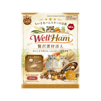 マルカン WellHam ちいさなハムスターの主食 ミックス 贅沢素材添え 210g FCK227E