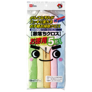 レック 激落ちクロスお徳用5枚入 LECS285-イメージ1
