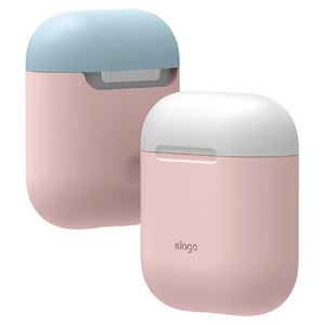 elago AirPods用シリコンケース elago ピンク EL_APDCSSCDC_PK-イメージ2