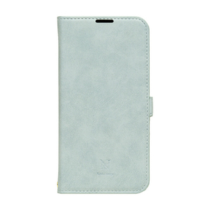 NATURAL　design iPhone17用 手帳型ケース STYLE NATURAL ブルーグレー IP25-61-VS10-イメージ1