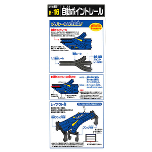 タカラトミー プラレール R-16 自動ポイントレール(1/2直線レール1本付) Pﾚ-ﾙR16ｼﾞﾄﾞｳﾎﾟｲﾝﾄﾚ-ﾙ-イメージ6