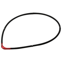 ファイテン RAKUWA磁気チタンネックレスS-II 55cm ブラック/レッド 0221TG861254