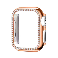 GAACAL Apple Watch Series 1-3 [42mm]用スワロフスキーフレーム ローズゴールド W00058R3