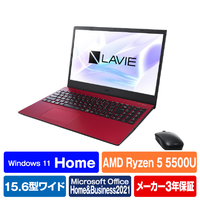 NEC ノートパソコン e angle select LAVIE N15 カームレッド PCN1555CARE3