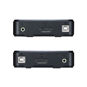 サンワサプライ DisplayPort対応手元スイッチ付きパソコン自動切替器(2：1) SW-KVM2WDPU-イメージ2